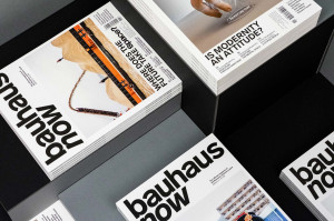 Cover des Magazins bauhaus now für das Jubiläum 100 jahre bauhaus
