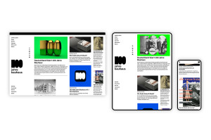 Website für das Jubiläum 100 jahre bauhaus der Bauhaus Kooperation Berlin Dessau Weimar