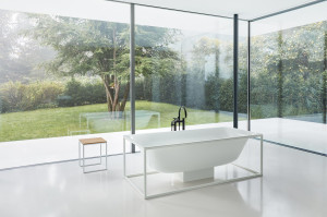 Bette Bildwelt und Fotoshooting Badewanne, Waschtisch und Möbel Lux Shape