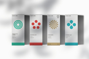 Produktsystematik und Verpackungen von Süda Care für Special, Everyday, Nature und Diabetics