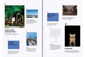Selux Lux Magazin Doppelseiten Inhaltsverzeichnis